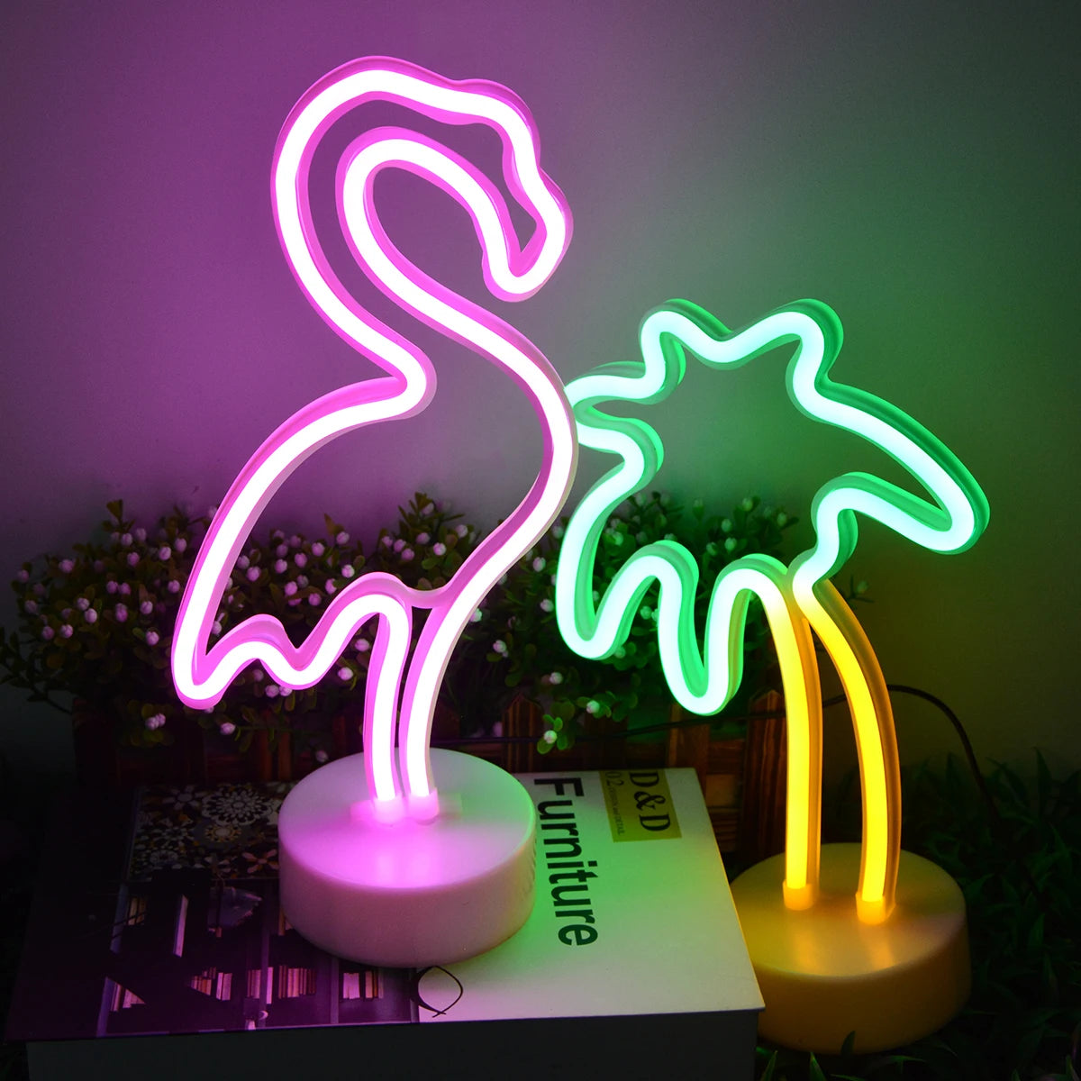 Figuras de LED para decoração