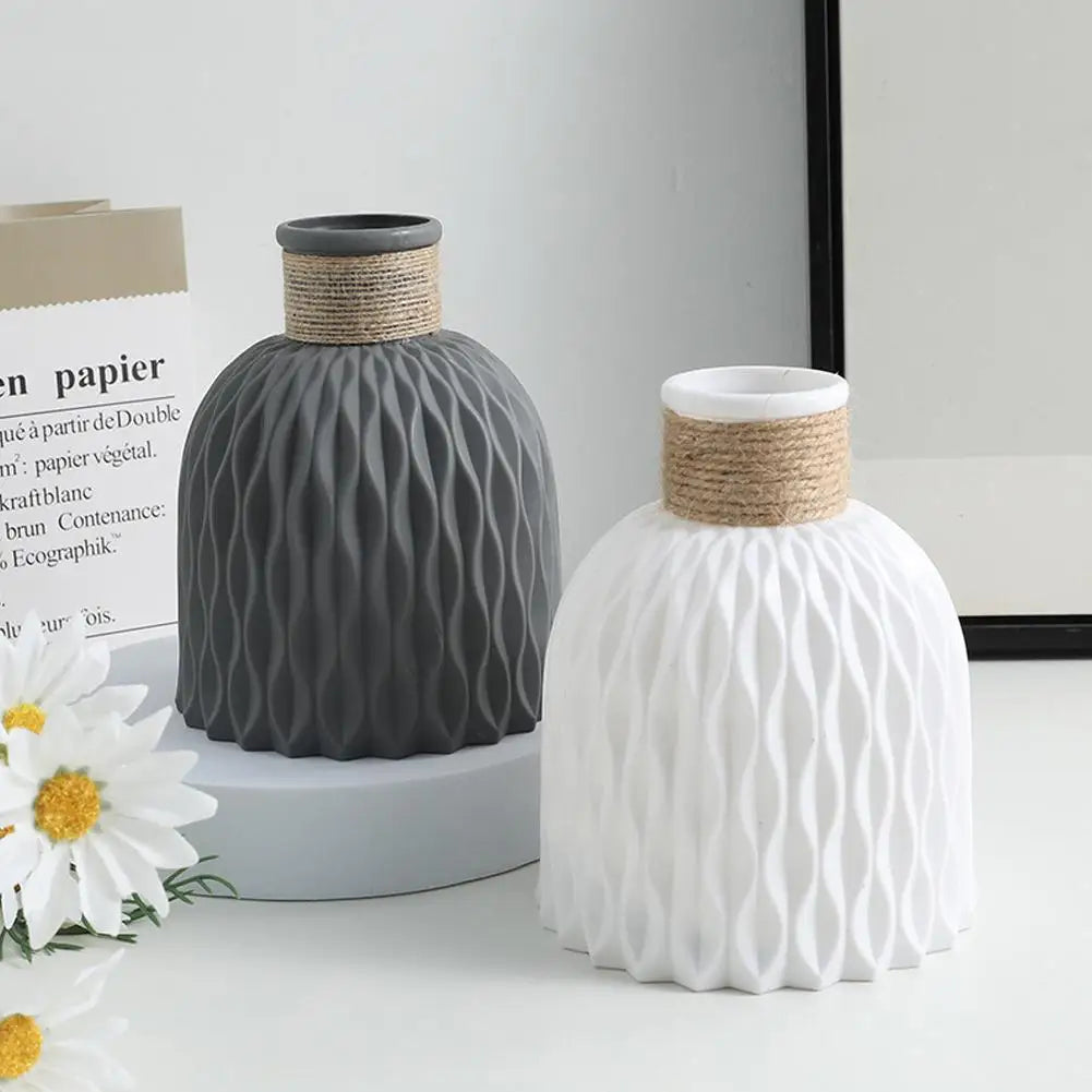 Vaso com corda para plantas