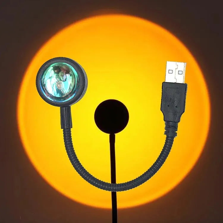 Lâmpada de LED USB por do Sol