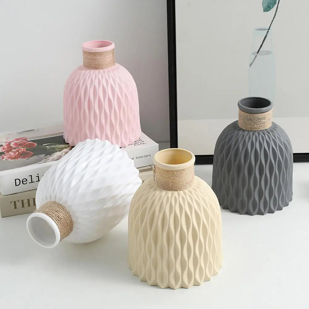 Vaso com corda para plantas