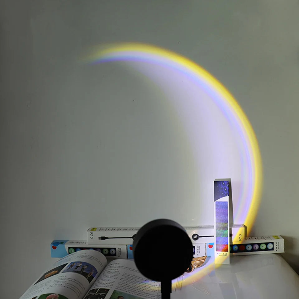 Lâmpada de LED USB por do Sol