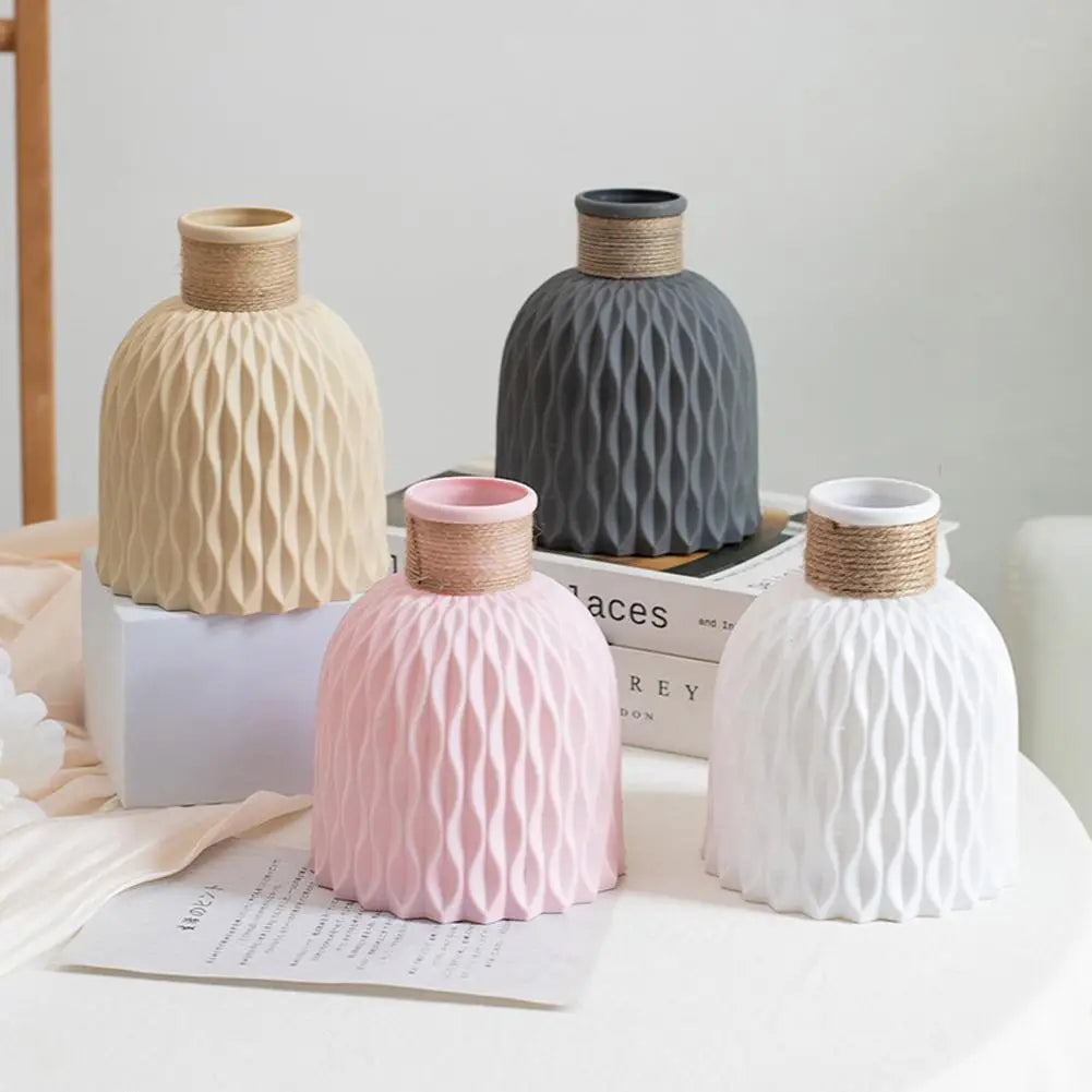 Vaso com corda para plantas